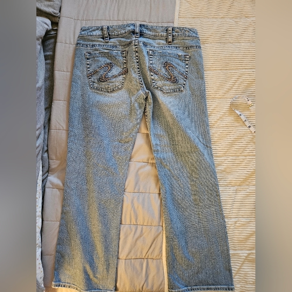 Silver Jeans Classic Blue StraightLeg Denim Size 31 - Picture 9 of 11